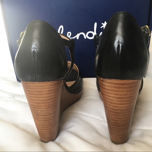 SPLENDID Davie Open Toe Platform Wedge Sandals - Picture 4 of 8